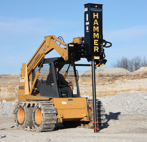 DANUSER Hammer Post Driver for skid steer