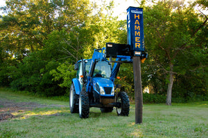 DANUSER Hammer Post Driver for skid steer