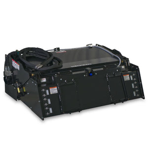 VIRNIG pick up broom with internal water tank for skid steer