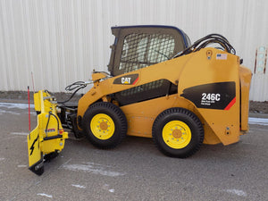 SnowWolf QuattroPlow arado de alas automático para minicargadoras