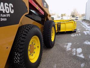 SnowWolf QuattroPlow arado de alas automático para minicargadoras