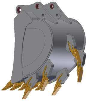 TAG Ripper Buckets for 12,000 - 16,000 lbs. john deere mini excavators