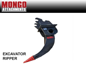 MONGO 37" standard ripper attachment for excavators, 5000-13000 lbs. machines