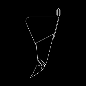 WAIN ROY Ripper Tooth / Frost Ripper for Excavators up to 280,000 lbs.