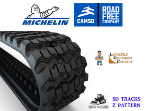 Orugas de goma para cargadora compacta de cadenas MICHELIN / CAMSO, GEHL CTL60, CTL65