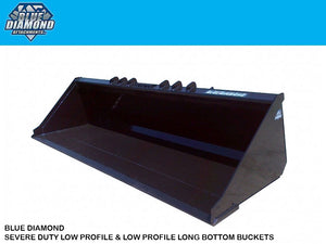 Cucharones de servicio severo BLUE DIAMOND para minicargadores