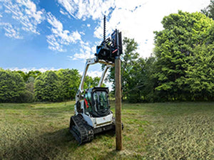 PREMIER post driver for Skid Steers