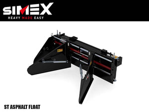 SIMEX asphalt float for skid steer loaders