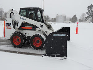 BLUE DIAMOND heavy & standard duty snow pusher for skid steer