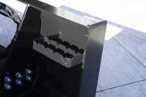 BLUE DIAMOND V snow blade for skid steer loaders