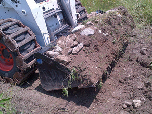 Cucharones de servicio severo BLUE DIAMOND para minicargadores