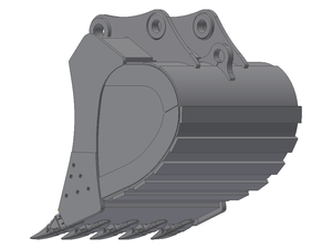 TAG Rock Buckets for 45,000 - 60,000 lbs. Excavators