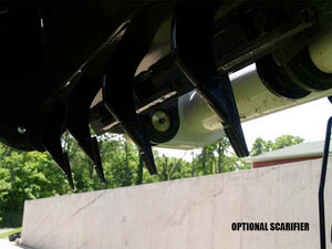 PADALIN tiller for machines with universal skid steer mounting