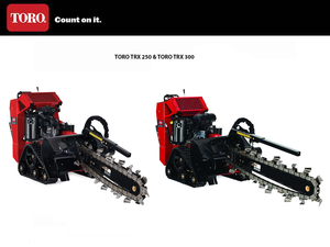 TORO TRX250/300 WALK BEHIND TRENCHER