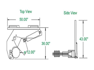 CID X-treme Tree Shear for skid steer
