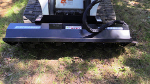 BLUE DIAMOND tiller for machines with universal skid steer mount