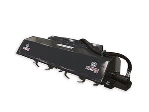 Virnig Tiller for machines with universal skid steer mounting