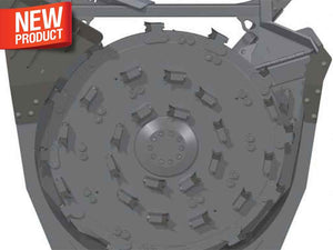 Trituradora de discos forestal de alto caudal PALADIN FD60 para minicargadora