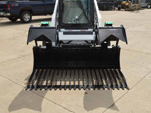 SPIDER extreme duty rock bucket grapple