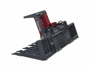 Virnig skeleton tooth grapple for skid steer loader