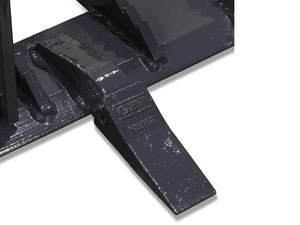 Virnig skeleton tooth grapple for skid steer loader