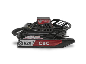 VIRNIG V20 open front rotary brush cutter for mini loader