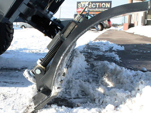 Virnig V50 Angle Snow Blade for machines with universal skid steer mount
