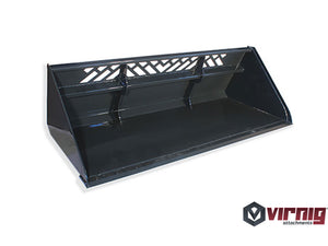 Virnig V50 Snow and Light Material Bucket for skid steer loaders