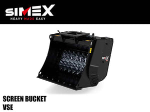 SIMEX excavator screening bucket