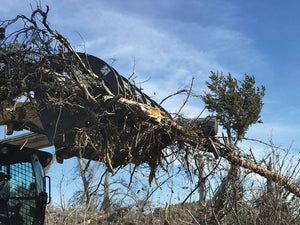 Pinza rastrillo Virnig V60 para minicargadora