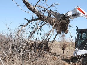 Pinza rastrillo Virnig V60 para minicargadora