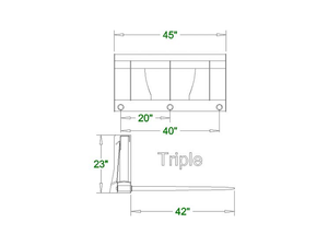 CID Low Back Hay Spears for skid steer loaders