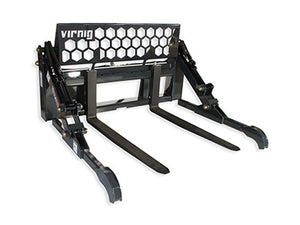 Virnig V60 Two-Cylinder Pipe and mat Pallet Fork Grapple