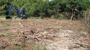 BLUE DIAMOND Excavator Rake - Fits 6000 lbs. to 15000 lbs. machines