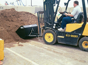 STAR forklift self dump bucket