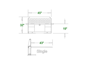 CID High Back Hay Spears for skid steer loaders