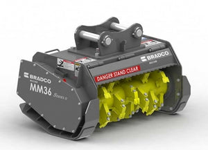 PALADIN / BRADCO drum style mulcher for excavators