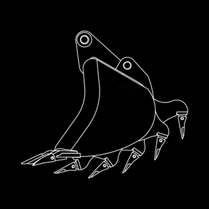 Cucharones desgarradores WAIN ROY para excavadoras de 15 MT de 30 000 a 41 000 lbs.