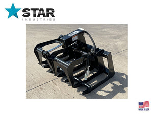 STAR Mini Loader Root Grapple Bucket