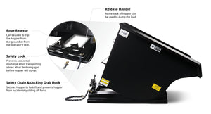 STAR Forklift Heavy Duty Self-Dump Hopper