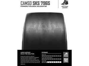 MICHELIN CAMSO SKS 796S TIRE & RIM ASSEMBLY, (SSL) SKID STEER LOADER
