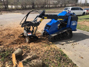 BLUE DIAMOND MINI LOADER STUMP GRINDER
