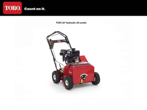 TORO 20" Hydraulic slit seeder
