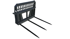 CID High Back Hay Spears for skid steer loaders