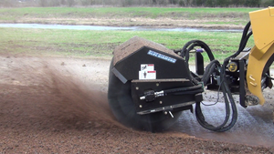 BLUE DIAMOND angle severe duty broom skid steer