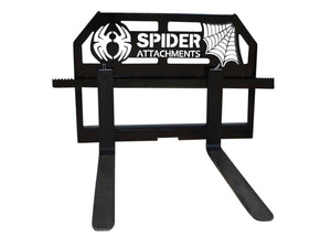 SPIDER heavy duty frame pallet forks for skid steer loader