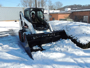 BLUE DIAMOND high back snow and mulch bucket for skid steer
