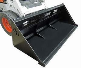 BLUE DIAMOND high back snow and mulch bucket for skid steer