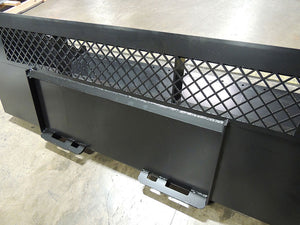 BLUE DIAMOND high back snow and mulch bucket for skid steer