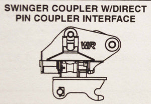 WAIN ROY 15MT Coupler Systems for excavators 30000 to 41000 lbs., Wain Roy interface couplers